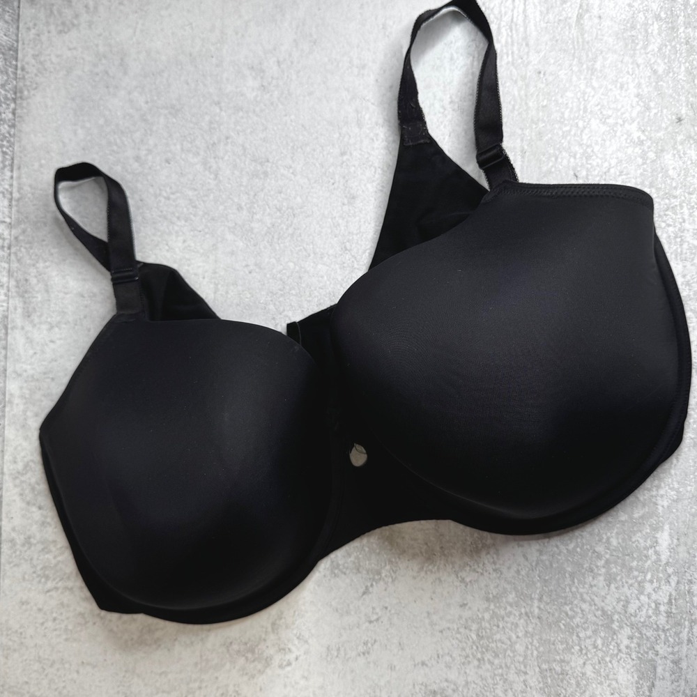 Torrid Curve Black 360 Back Smoothing Lightly Lined T-Shirt Bra 42H 11127116